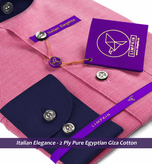 Ridgeland- Burgundy Magical Structure- Navy Collar