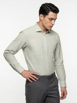 Preston- Ivory & Beige Magical Stripe