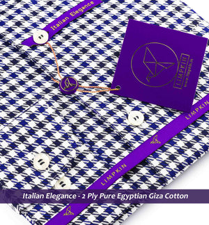 Cairoli- Navy & White Magical Check