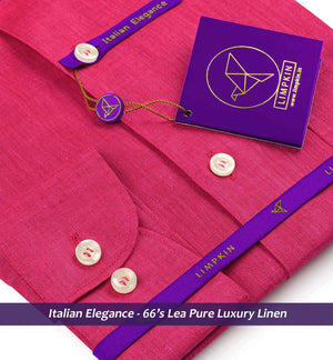 Grenoble- Magenta Solid Linen