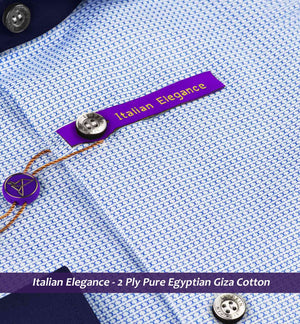 Monaco- Cobalt Blue Structure- Navy Collar