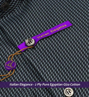 Regina- Flint Grey & Black Stripe