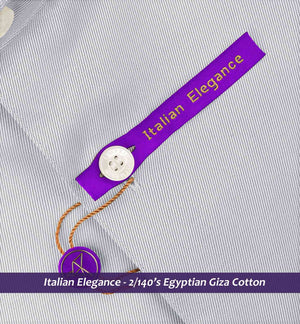 Berkeley- The Best Formal Grey- 2/140 Egyptian Giza Cotton