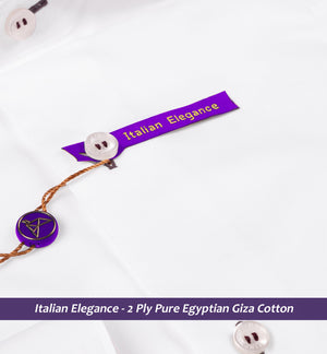 Alaska- Pristine White & Print Contrast