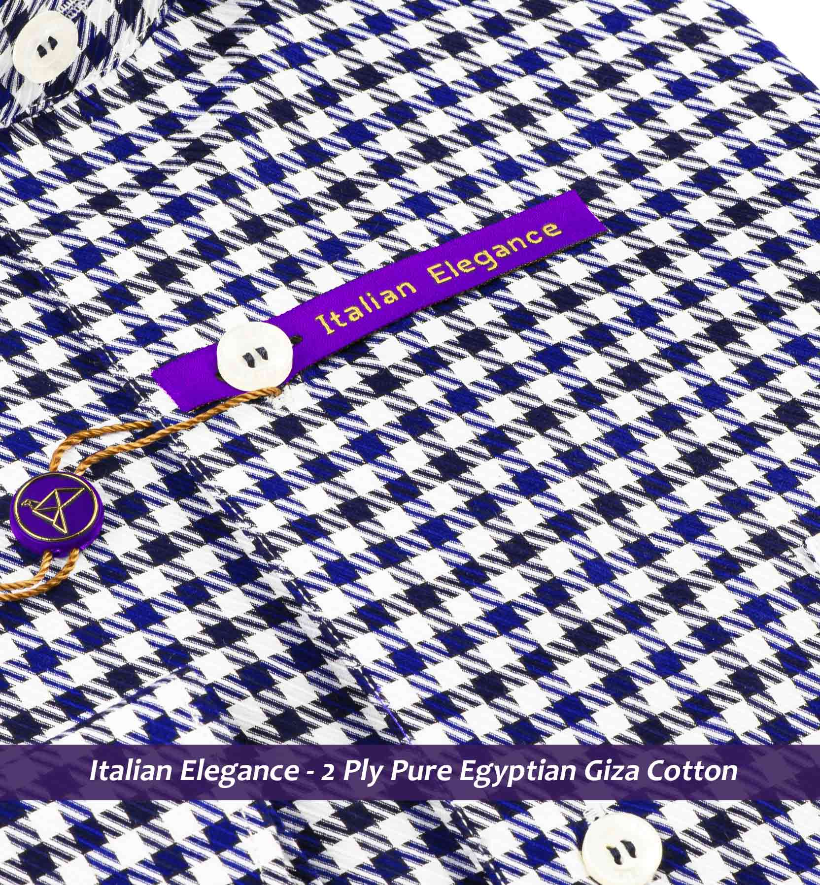 Cairoli- Navy & White Magical Check