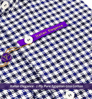 Cairoli- Navy & White Magical Check