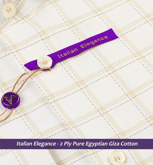 Berkeley- Beige & White Magical Check