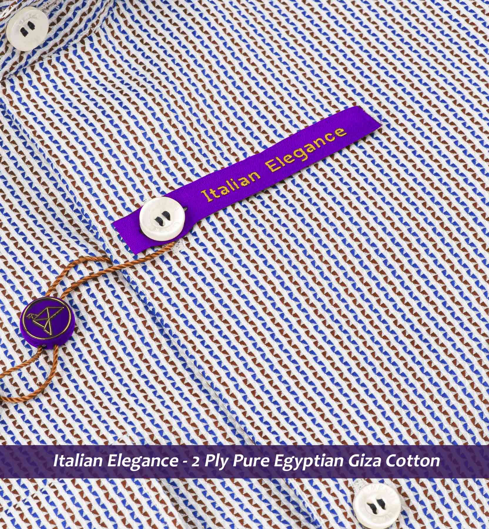 Bolivia- Royal Blue & Burgundy Stripe