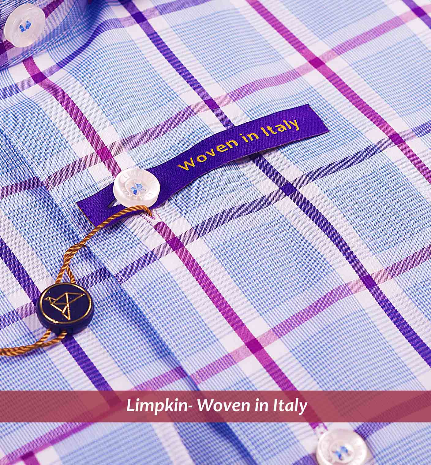 Larissa- Blue & Lilac Check