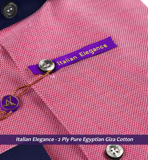 Ridgeland- Burgundy Magical Structure- Navy Collar