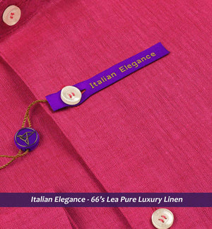 Grenoble- Magenta Solid Linen