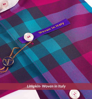 Dallas - Burgundy & Teal Check