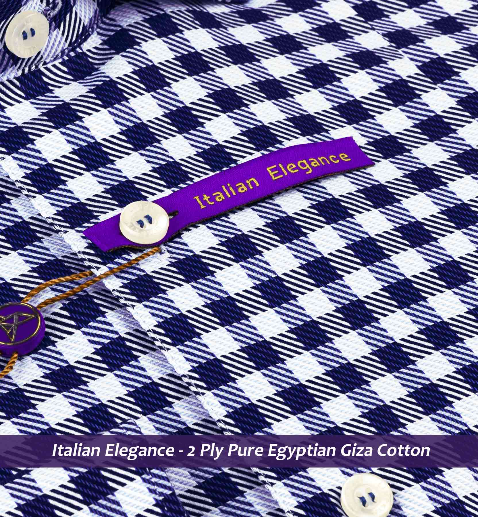 Chicago- Navy & Sky Blue Check