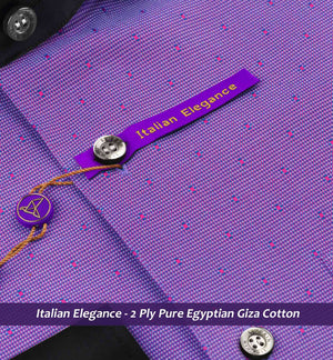 Norah- Amethyst & Burgundy Structure- Black Collar