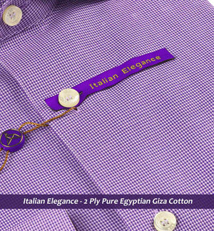 Lexington- Deep Purple Structure- Trim Fabric Detail
