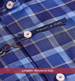 Nottingham- Navy & Beige Check