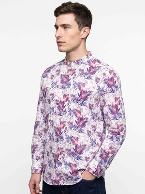 Ibiza- Navy & Burgundy Magical Print