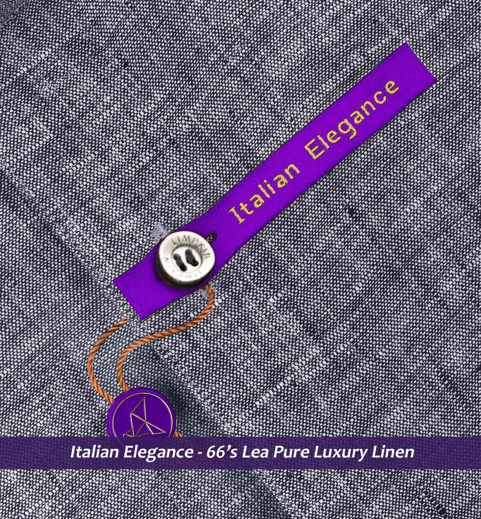 Arosa- Anchor Grey Solid Linen
