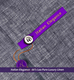 Arosa- Anchor Grey Solid Linen