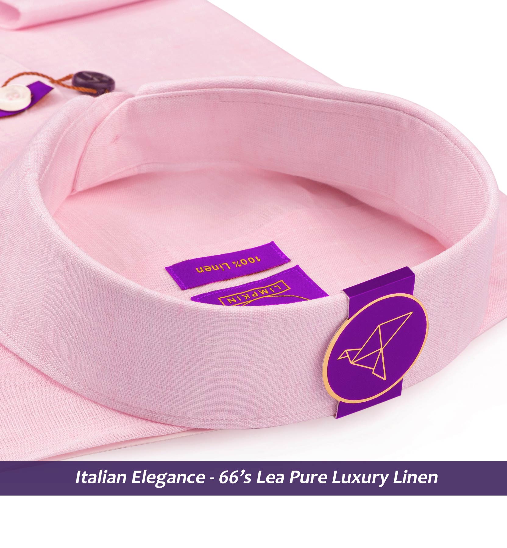Florida- Lemonade Pink Solid Linen