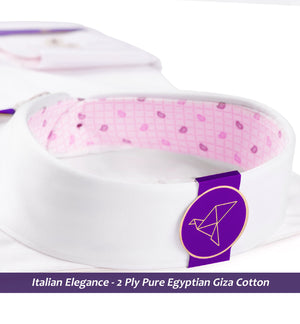 Alaska- Pristine White & Print Contrast