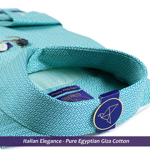 Lorain- Turquoise & Blue Magical Print