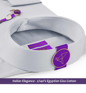 Berkeley- The Best Formal Grey- 2/140 Egyptian Giza Cotton
