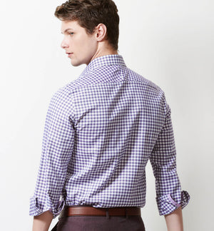 Portugal- Lilac & White Magical Check