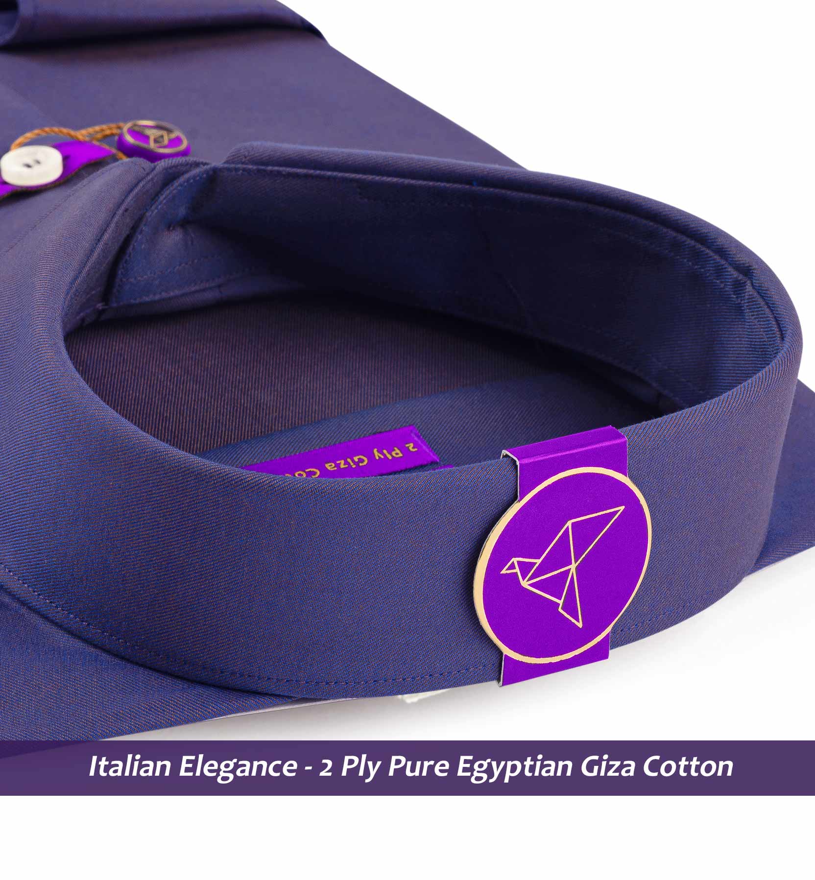 Thebes- Royal Purple Solid Twill