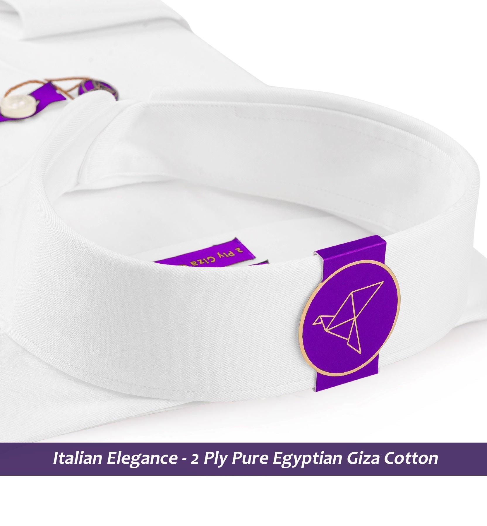Madison- Pristine Pure White Cotton- Button Down