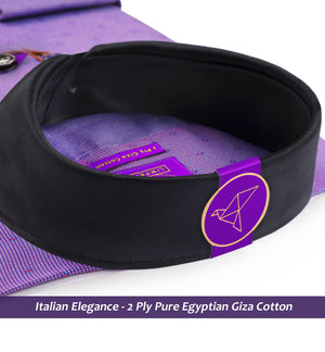 Norah- Amethyst & Burgundy Structure- Black Collar