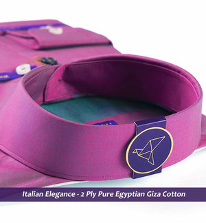 Sydney- Magenta Solid Twill