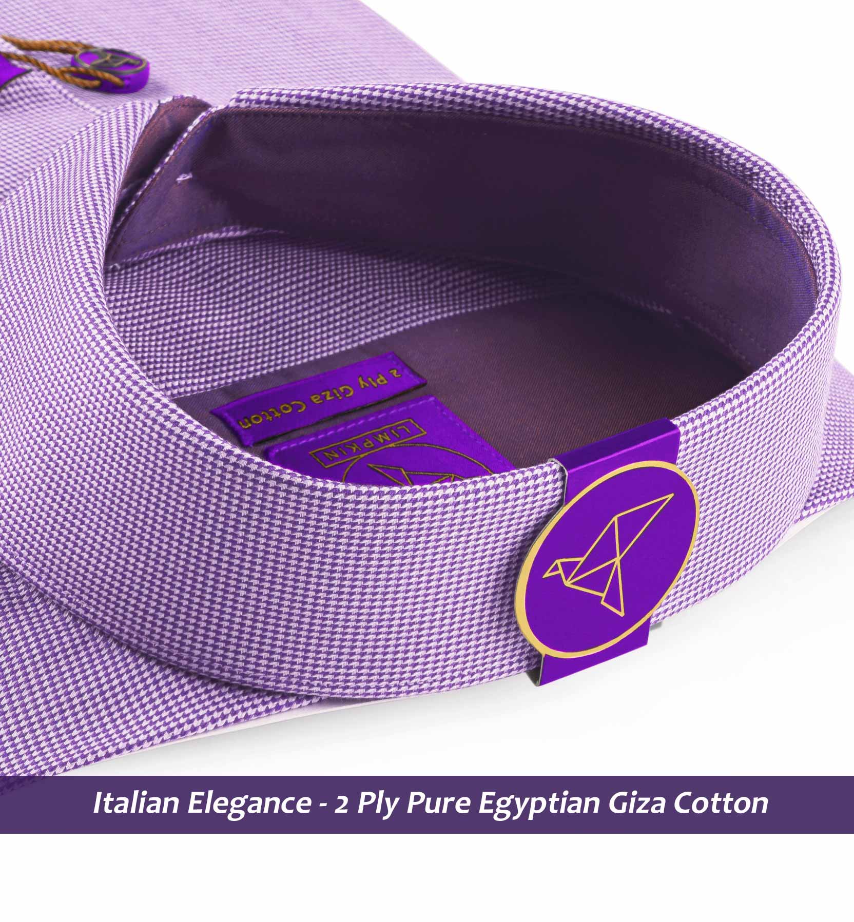 Lexington- Deep Purple Structure- Trim Fabric Detail