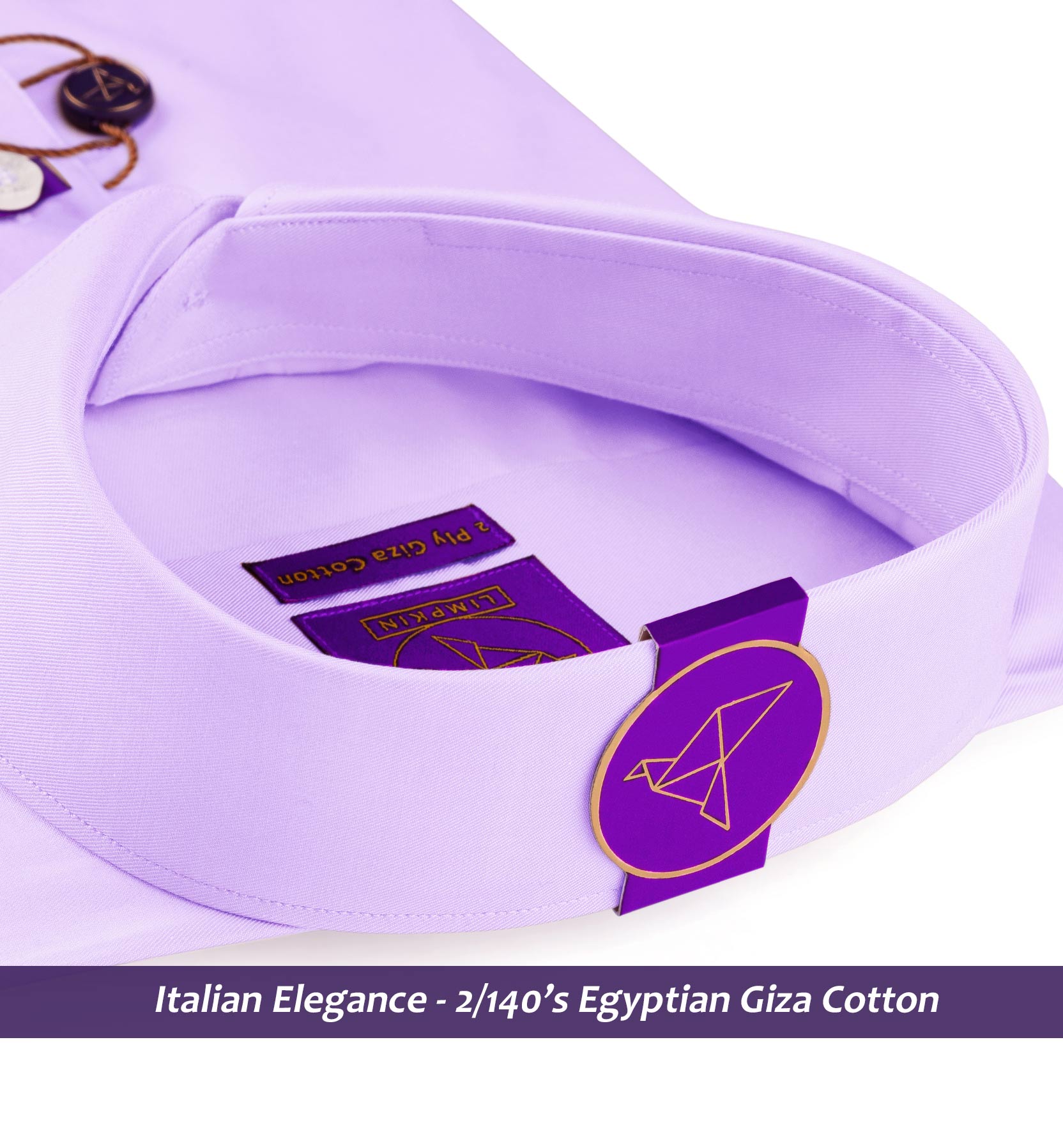 Manchester- The Best Formal Lilac- 2/140 Egyptian Giza Cotton