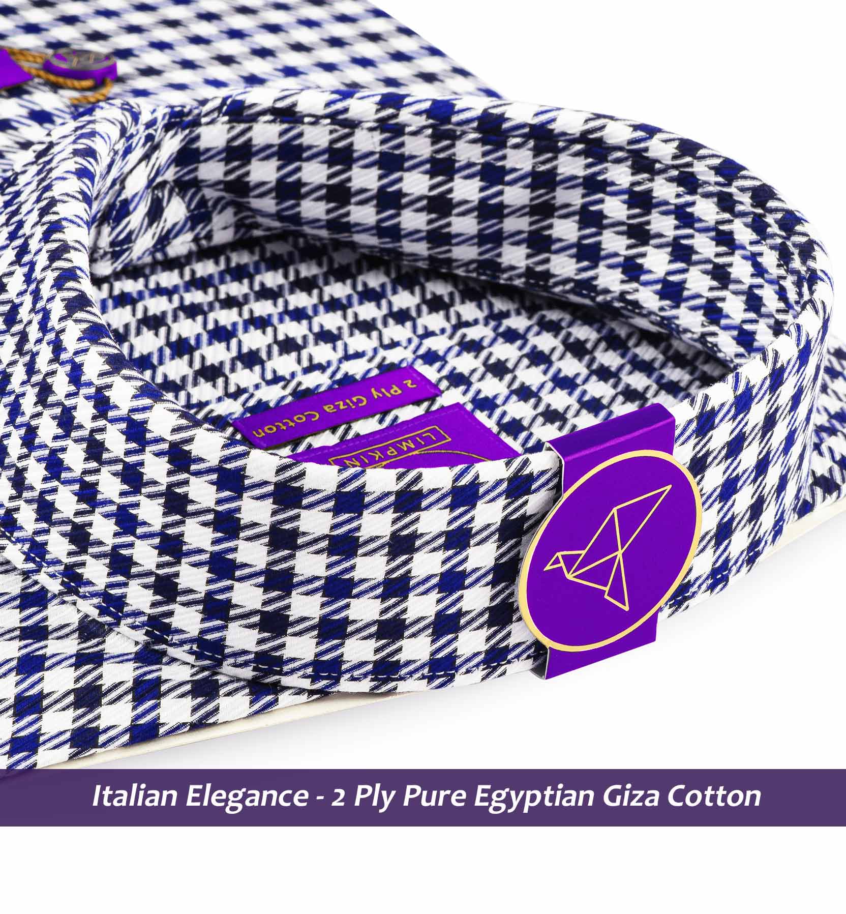 Cairoli- Navy & White Magical Check