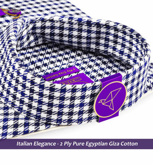 Cairoli- Navy & White Magical Check