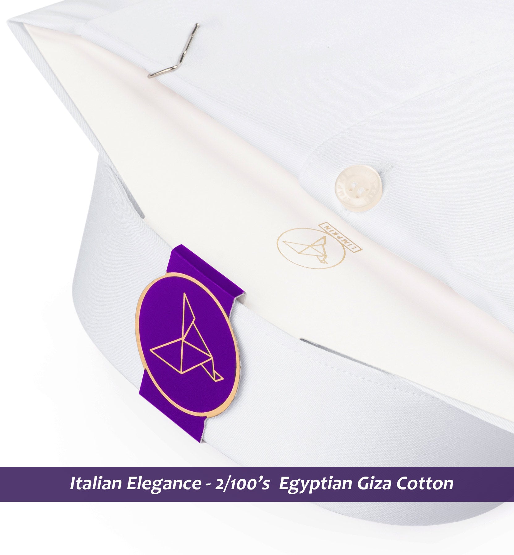 Monaco- The Best Formal White- 2/100 Egyptian Giza Cotton