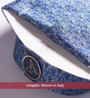 Marbella- Royal Blue & Green Print