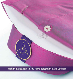 Sydney- Magenta Solid Twill