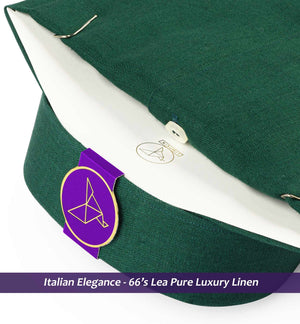Swinton- Emerald Green Solid Linen