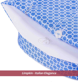 Nikiti- Blue & White Geo Print