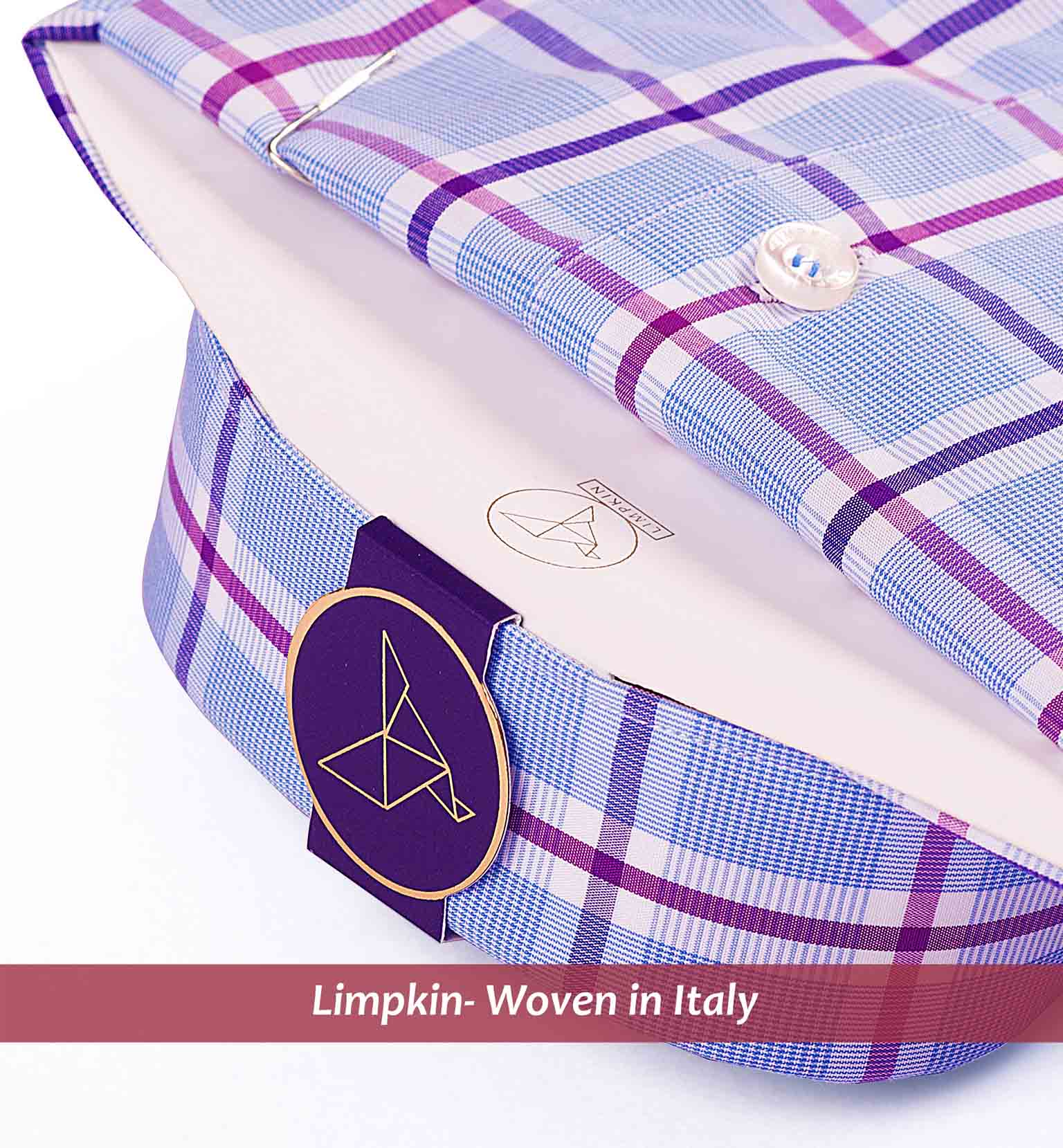 Larissa- Blue & Lilac Check