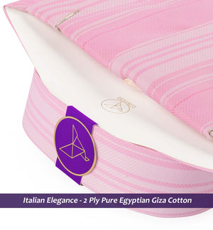 Rafina- Flamingo Pink Magical Stripe