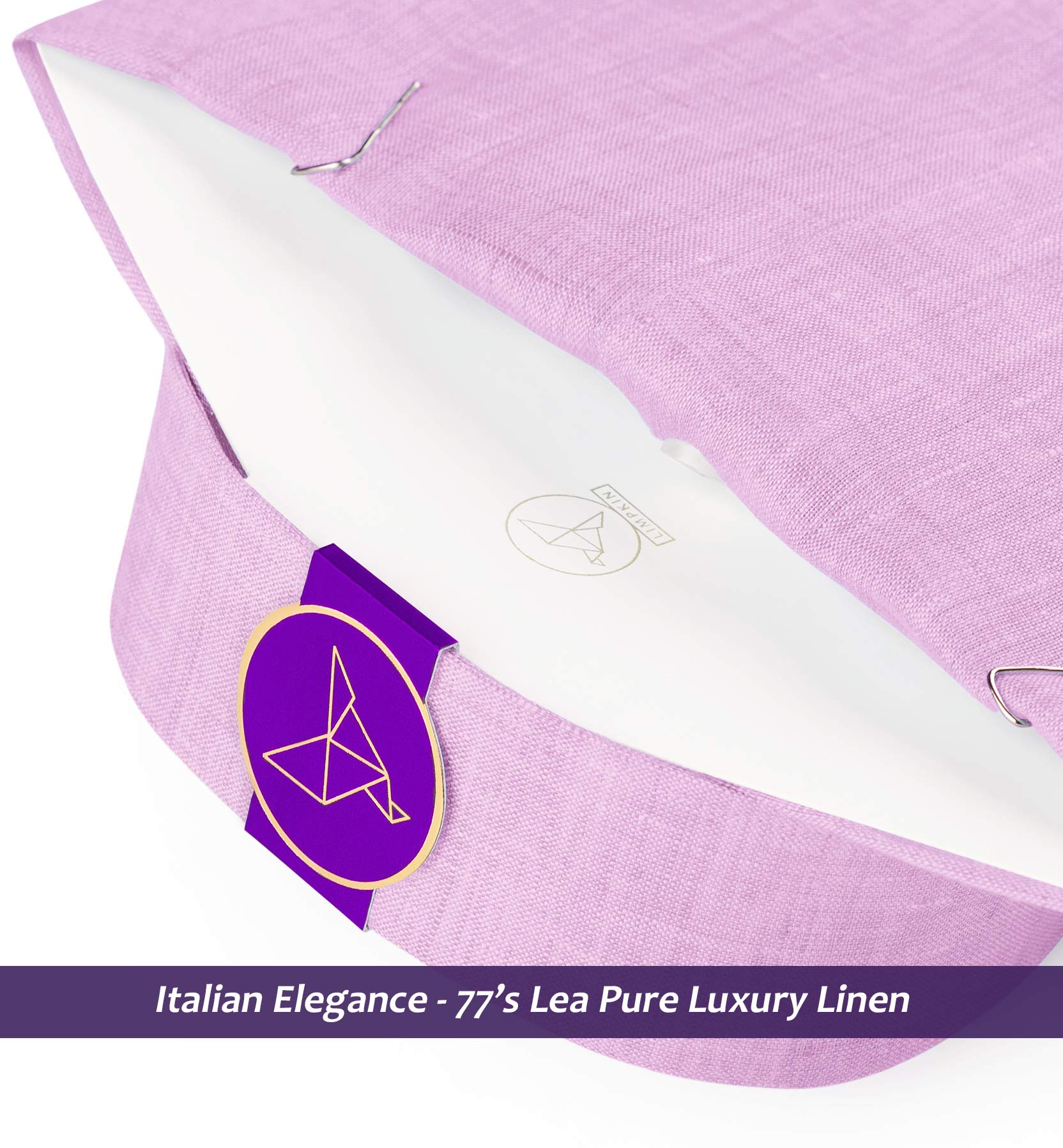 Tuscany- Blush Pink Solid Linen- 77's Lea Pure Luxury Linen