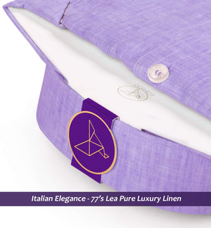 Tuscany- Periwinkle Lilac Solid Linen