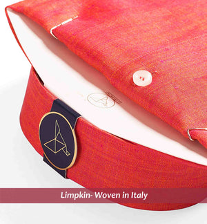 Sardinia- Coral Red Solid Linen