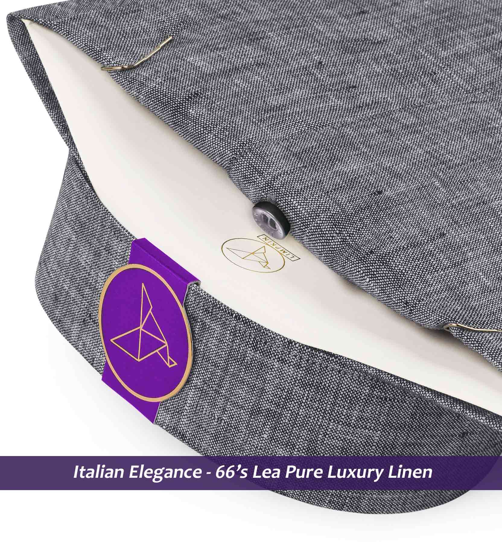 Arosa- Anchor Grey Solid Linen