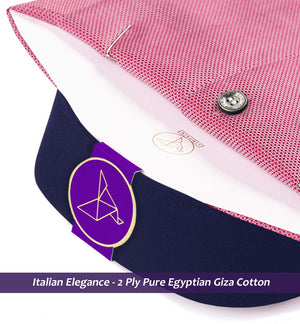 Ridgeland- Burgundy Magical Structure- Navy Collar
