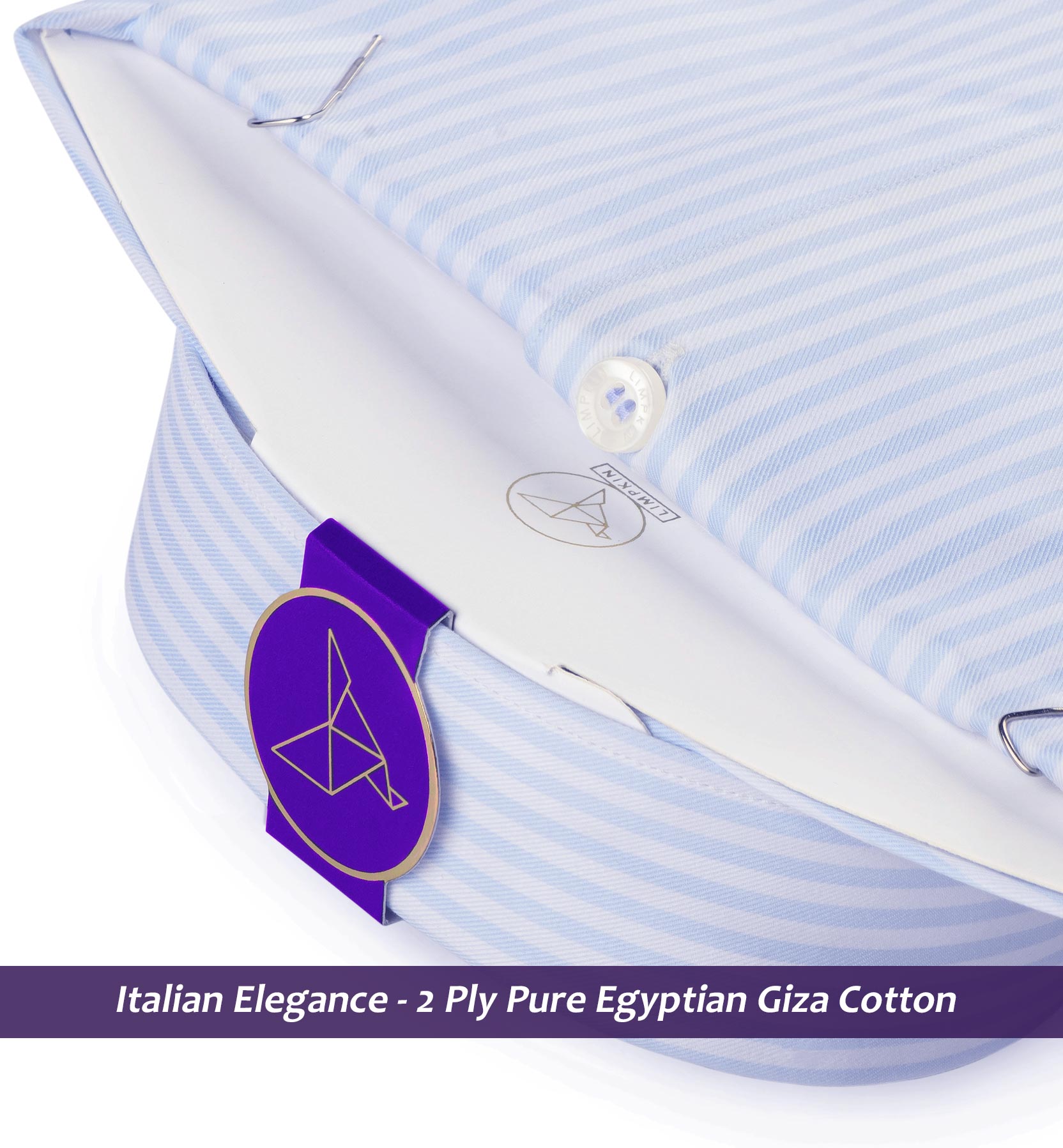 Philadelphia- Azure Blue & White Stripe