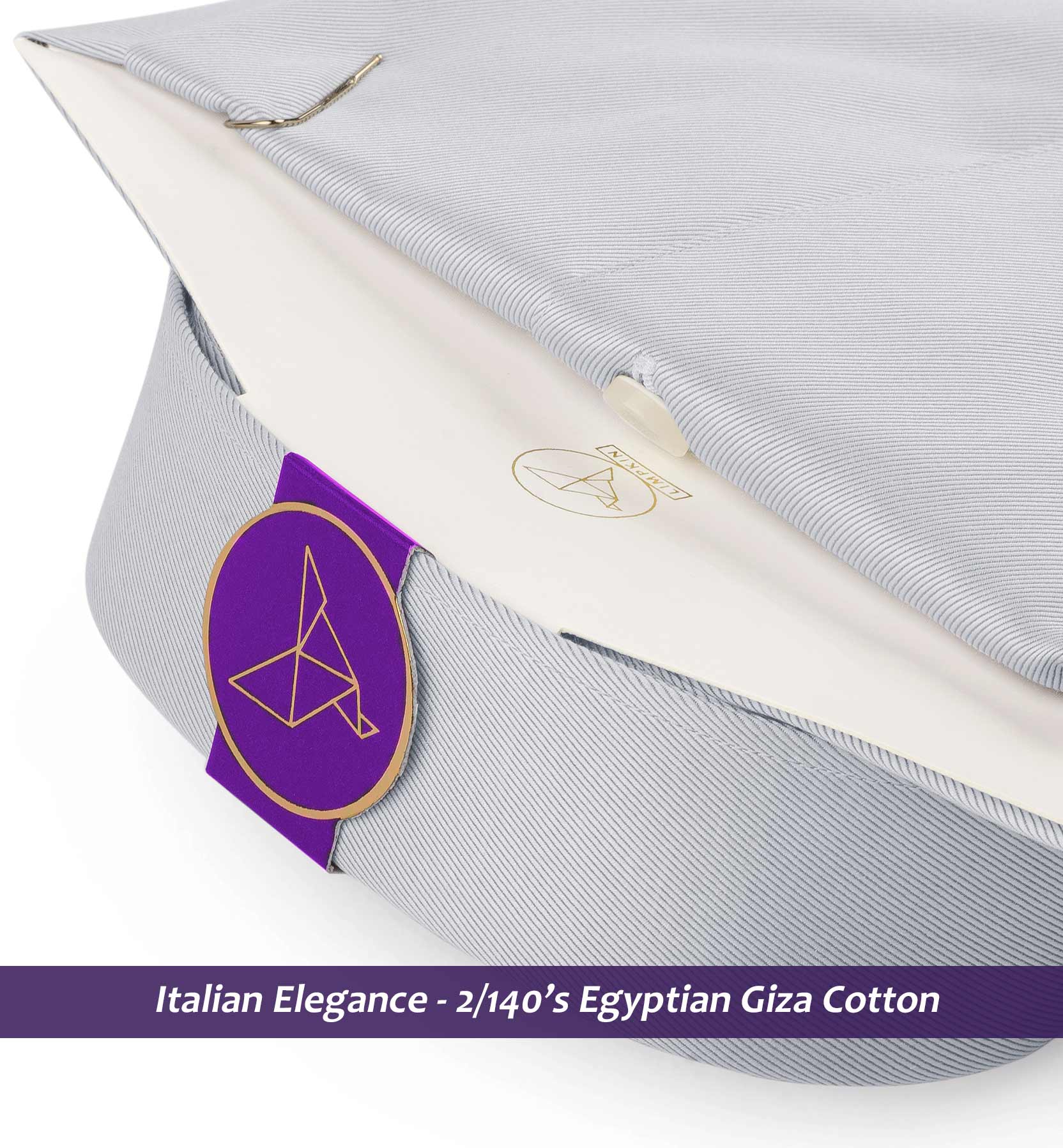 Berkeley- The Best Formal Grey- 2/140 Egyptian Giza Cotton